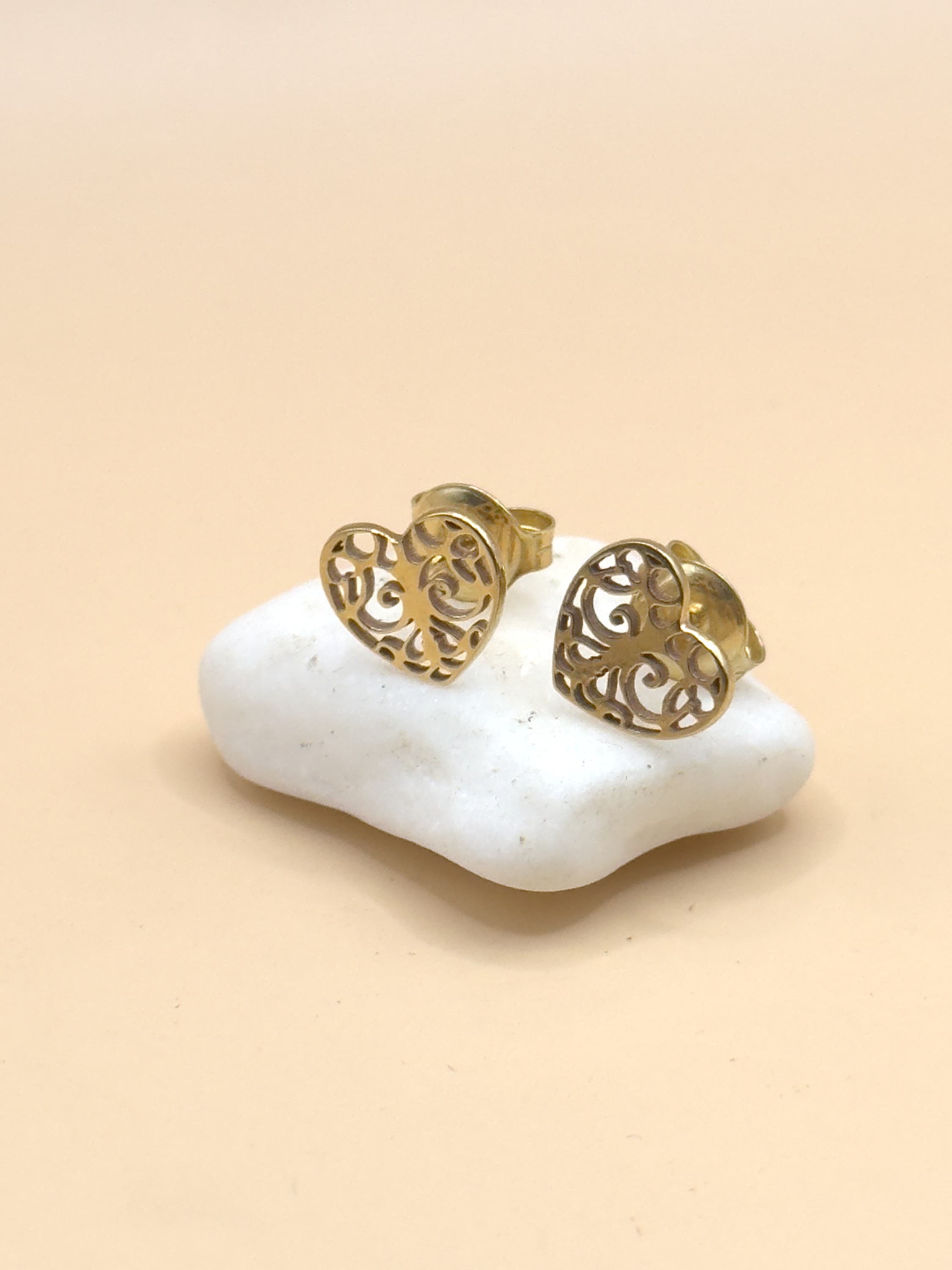 Victorian Heart Shaped Earrings